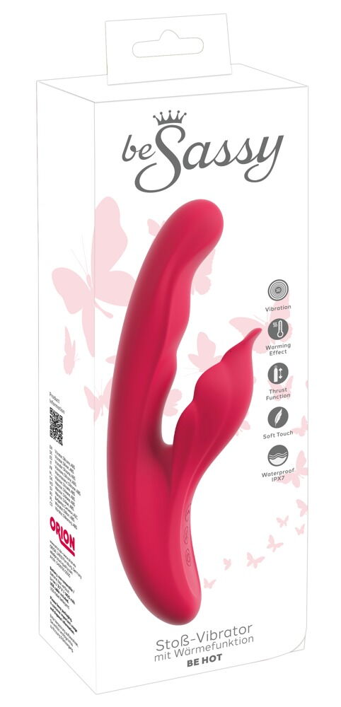 Stoßvibrator „be Hot“ mit Wärmefunktion