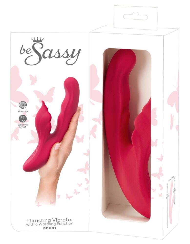 Stoßvibrator „be Hot“ mit Wärmefunktion