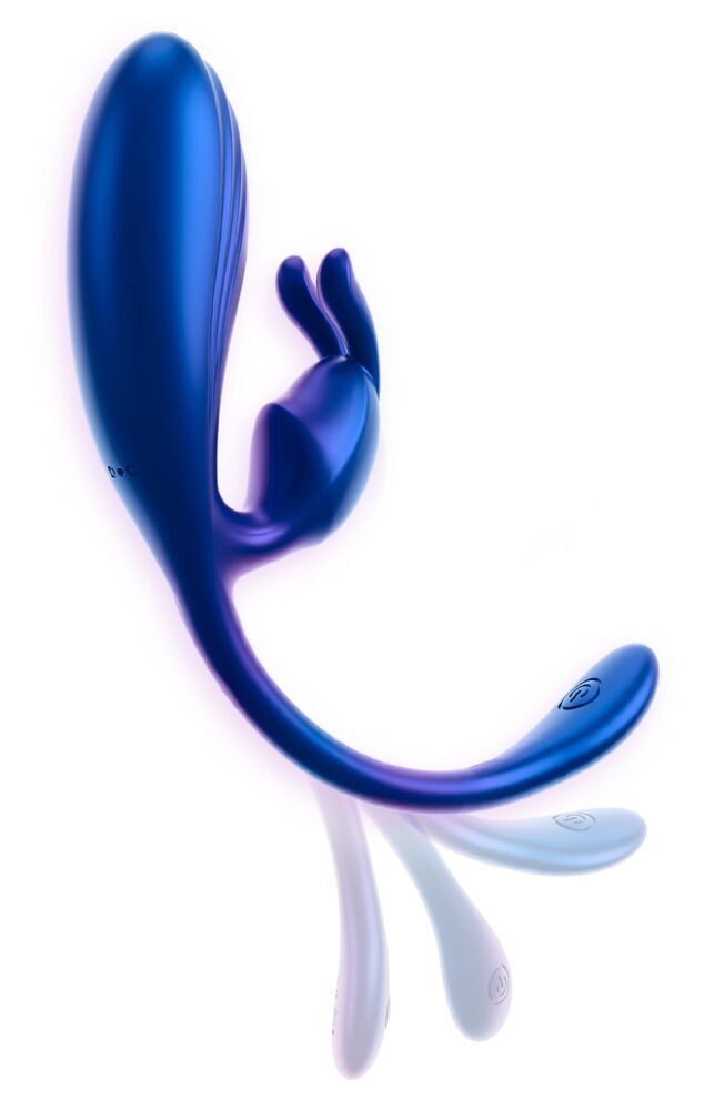 Vibro-Ei „Flexible Double Bullet“ mit Klitorisstimulator