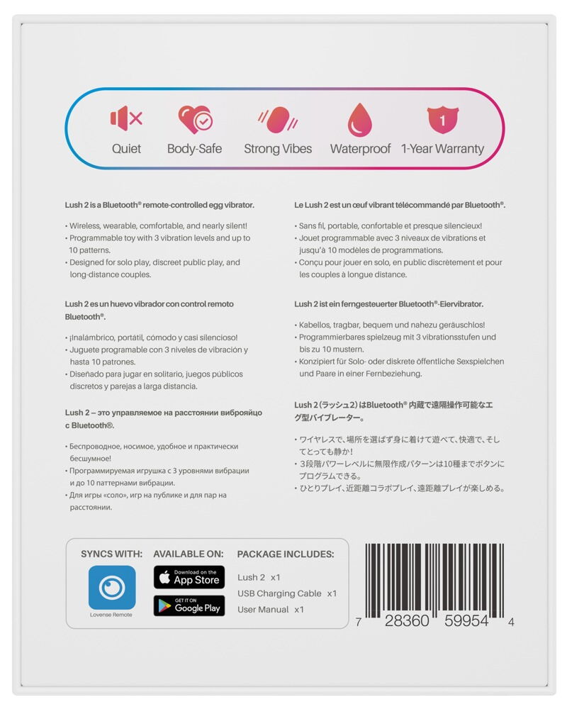 Vibro-Ei „Lush 2“ per App steuerbar