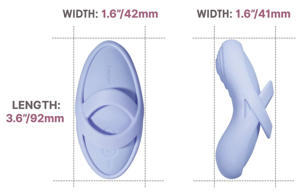 Fingervibrator „Echo 2“ mit Wärmefunktion
