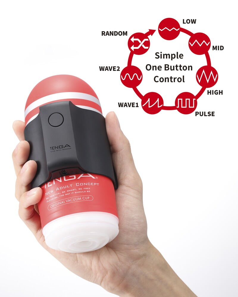 3-teiliges Masturbator-Set „Cup Vibrator”