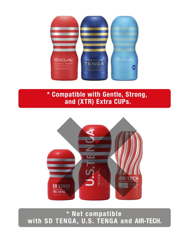 3-teiliges Masturbator-Set „Cup Vibrator”