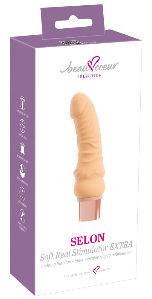 Naturvibrator „SELON“ mit Motion-Massagering