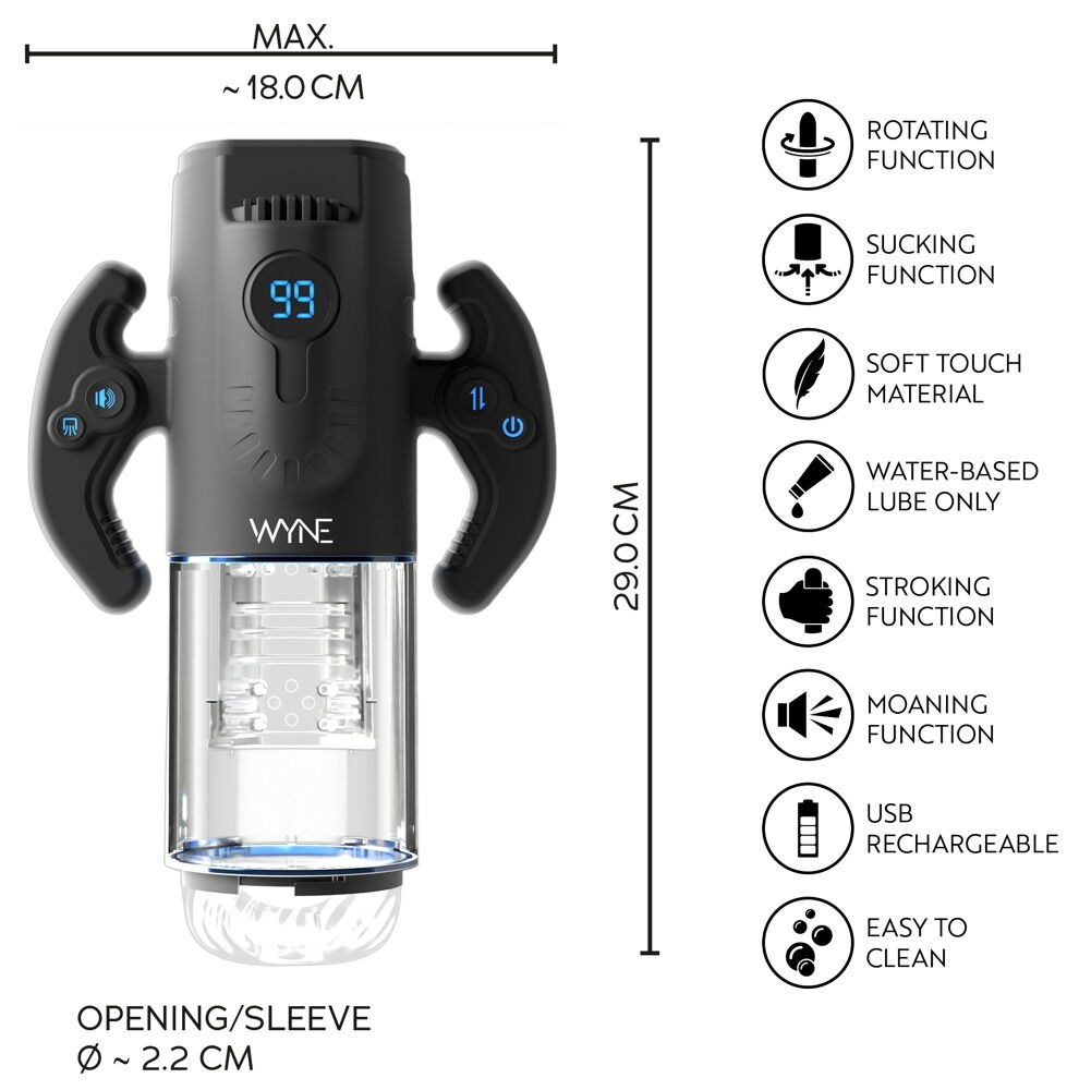 „Masturbator 11“ mit 4 Funktionen