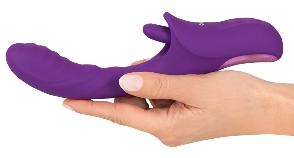 Vibrator „be Naughty“ mit Zungen-Klitorisreizer