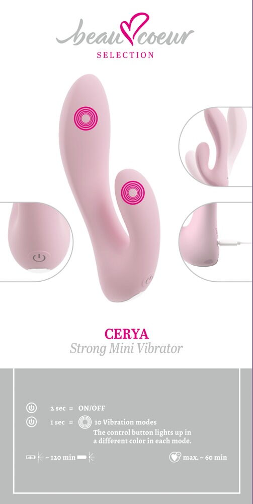 Rabbitvibrator „CERYA“ im Miniformat