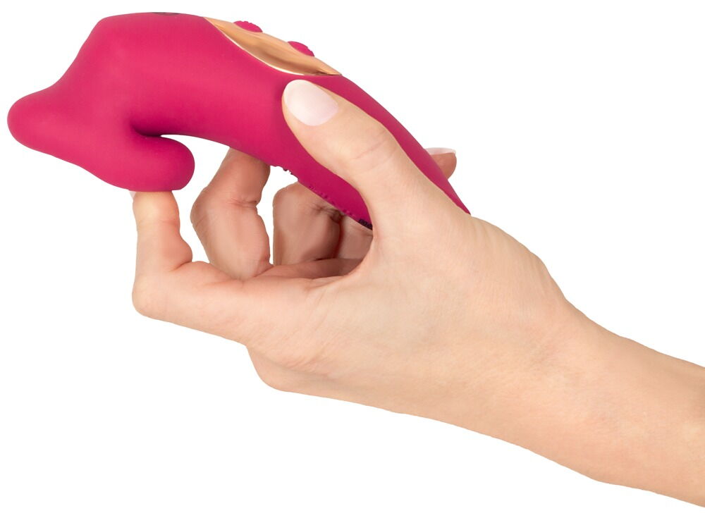Auflegevibrator „Oral Fun“ mit Saug-Mund & Vibro-Zunge