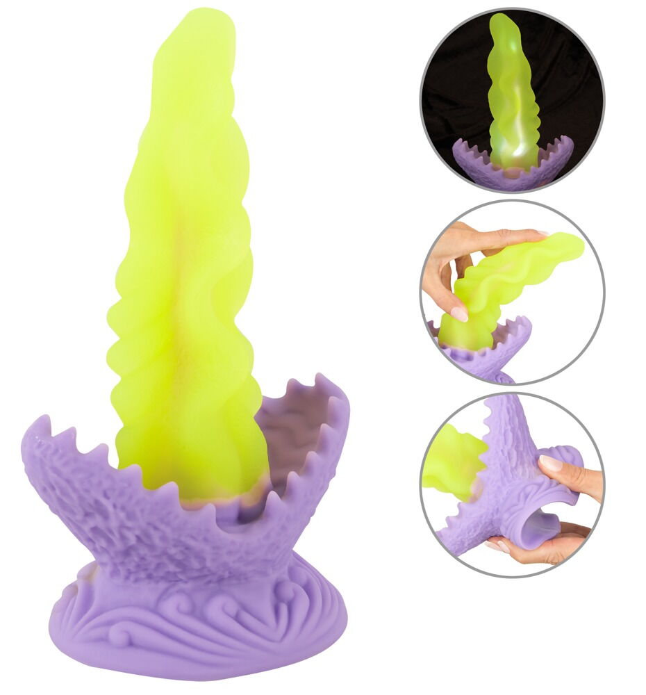 Dildo „Passionate Plant“ mit LED-Beleuchtung in 10 Modi