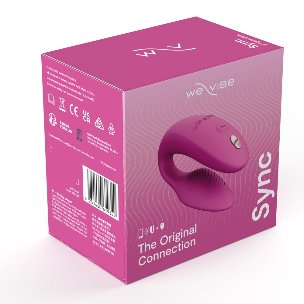 Paarvibrator „Sync2“ mit 10+ Vibrationsmodi