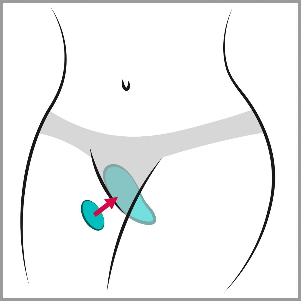 Slip-Vibrator „Moxie+“ mit Befestigungsmagnet