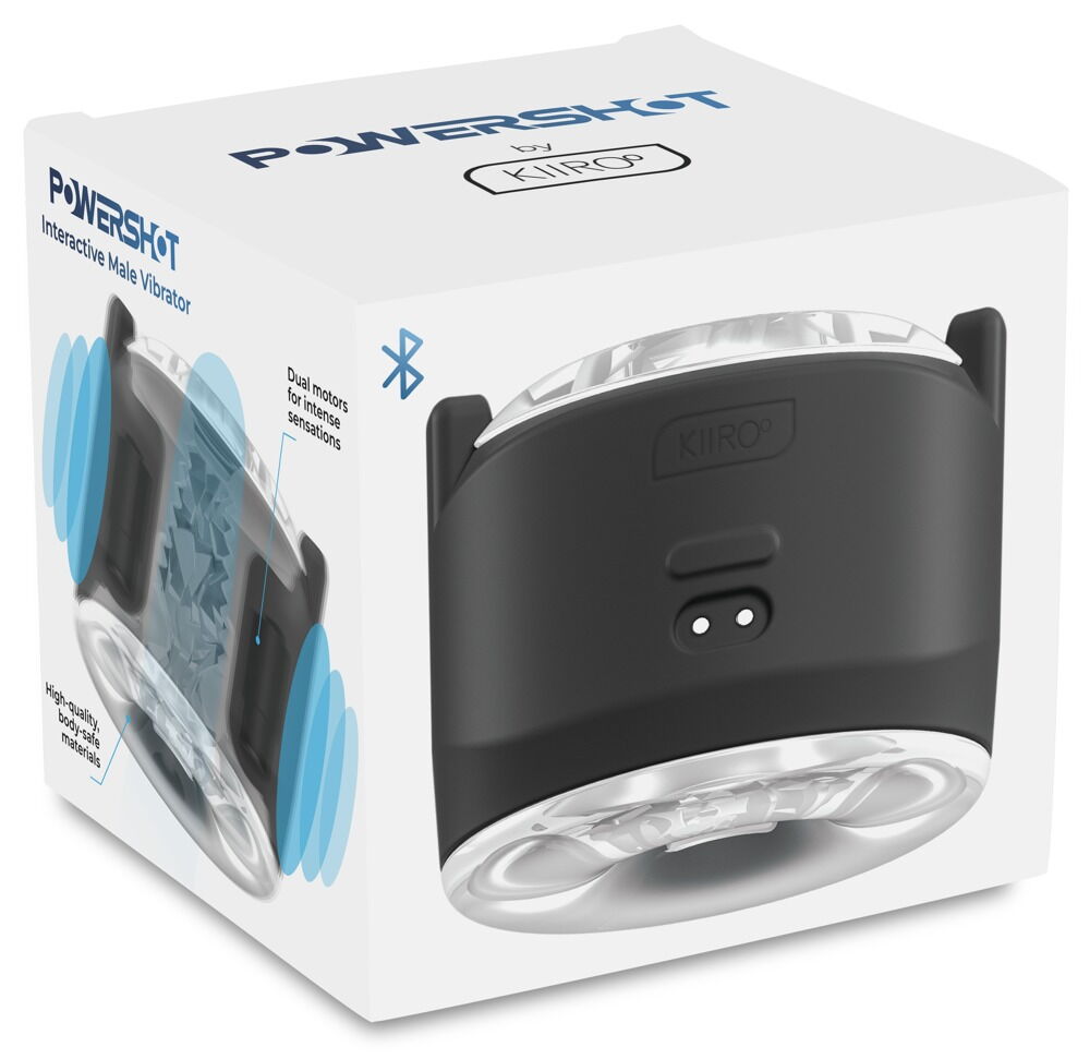 Masturbator „PowerShot ” für interaktive Vibro-Vergnügen
