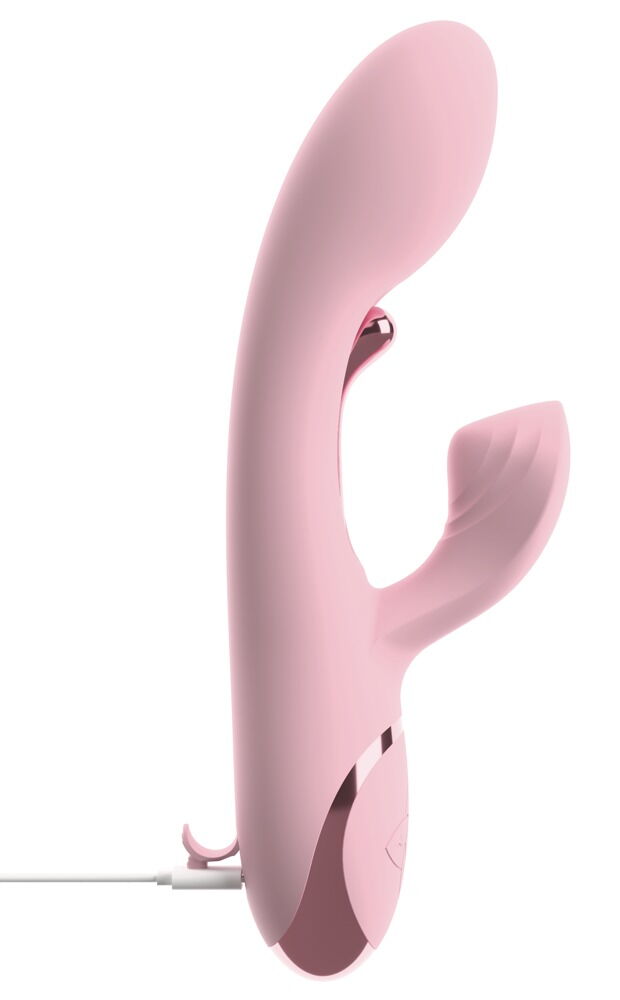 Rabbitvibrator „AVENOR“ mit Vibro-Metallzunge für G-Zone