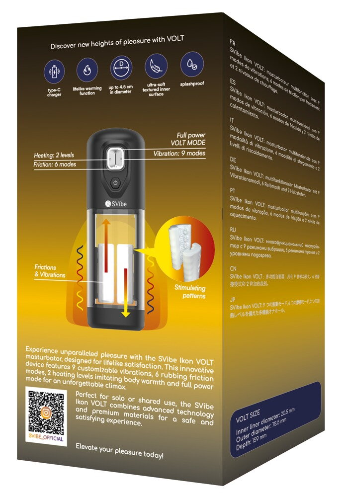 Masturbator „IKON“ für vollautomatischen Handjob