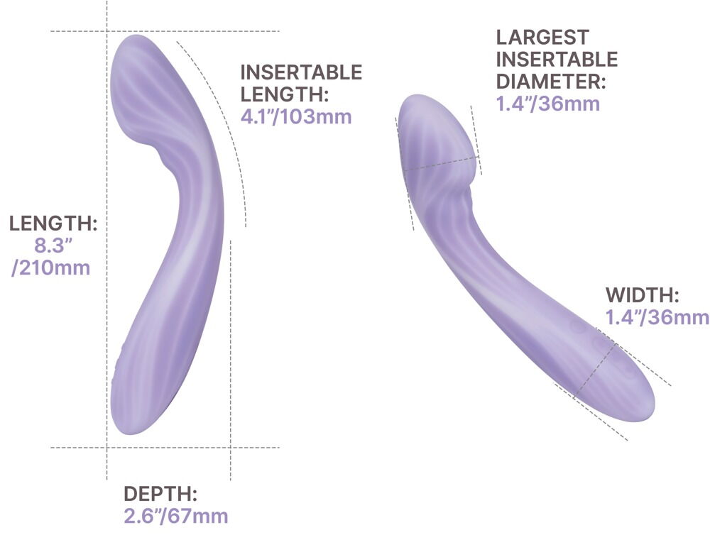 G-Punkt-Vibrator „Margot“ mit 2 Motoren