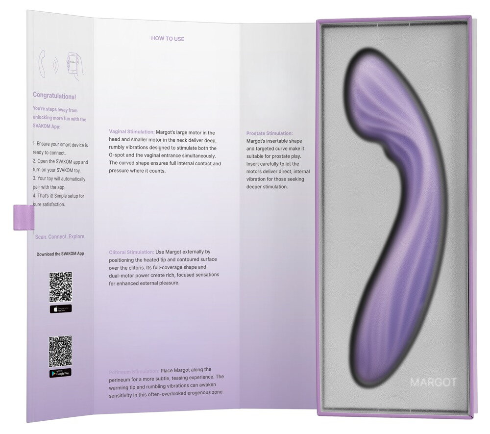 G-Punkt-Vibrator „Margot“ mit 2 Motoren