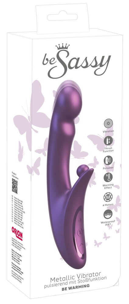 Rabbitvibrator „be Warming“ mit pulsierender Stoßfunktion