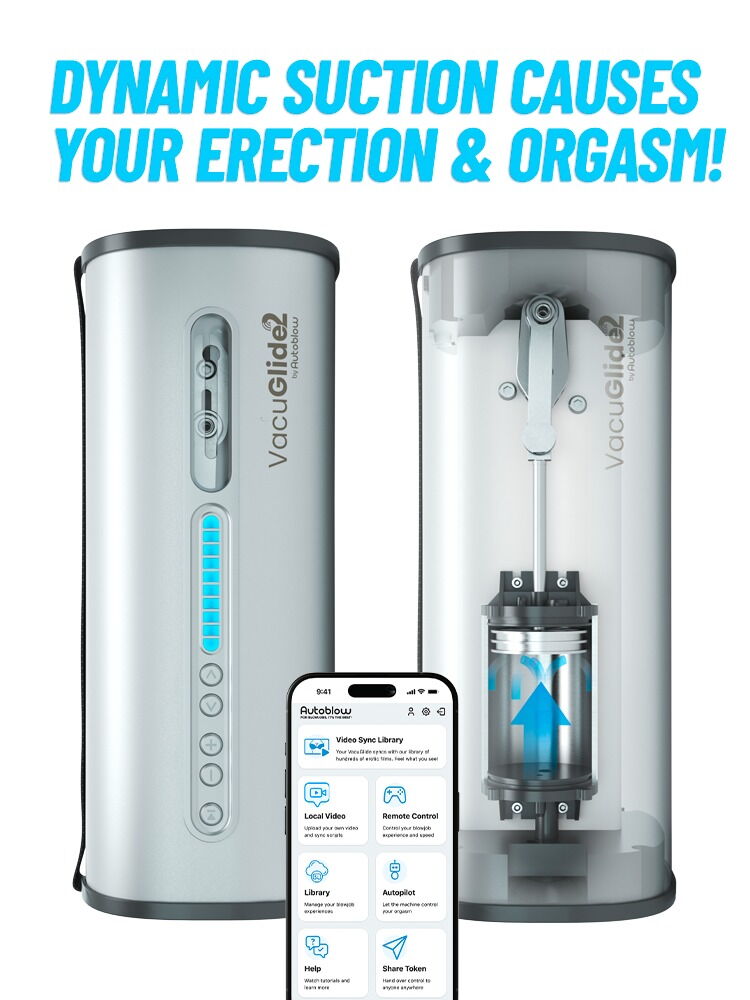 Masturbator „VacuGlide 2“ jetzt auch per App inkl. Gratis-Videos steuerbar