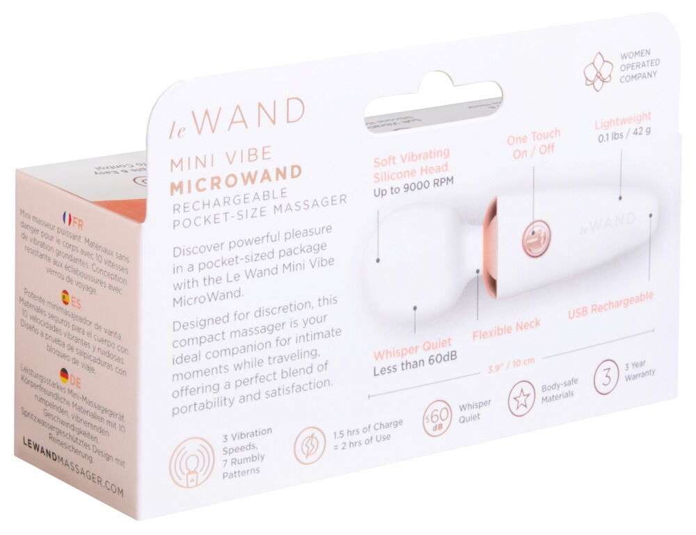 Massagestab „Mini Vibe Microwand“ im kompakten Reiseformat