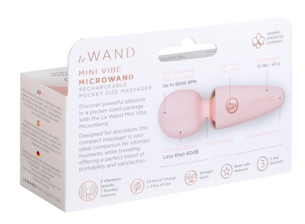 Massagestab „Mini Vibe Microwand“ im kompakten Reiseformat