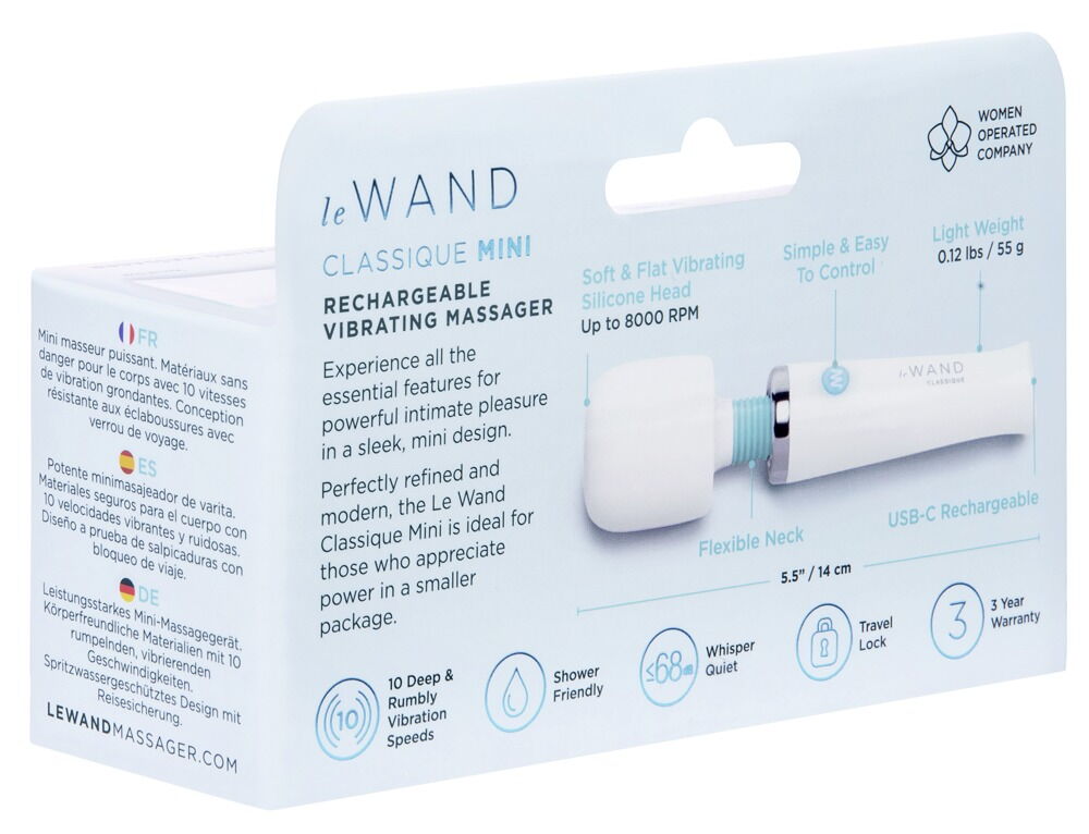 Mini-Massagestab „Classique“ mit 10 Vibrationsmodi