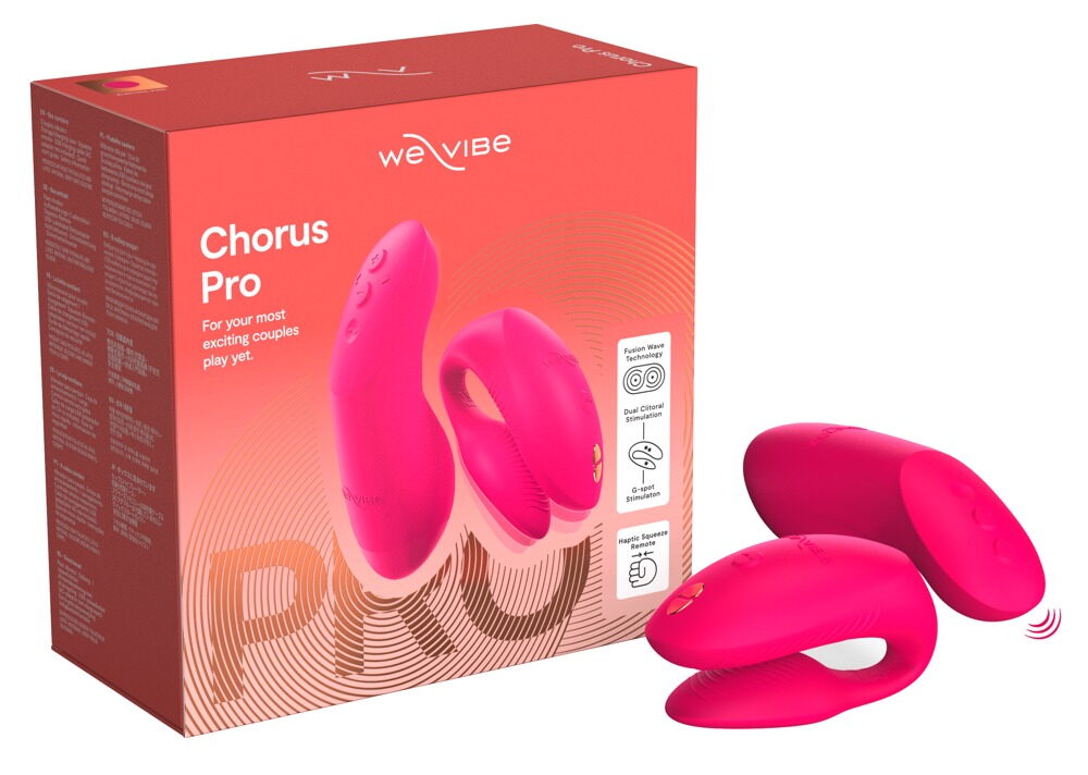 Paarvibrator „Chorus Pro“ mit Haptic Squeeze Fernbedienung