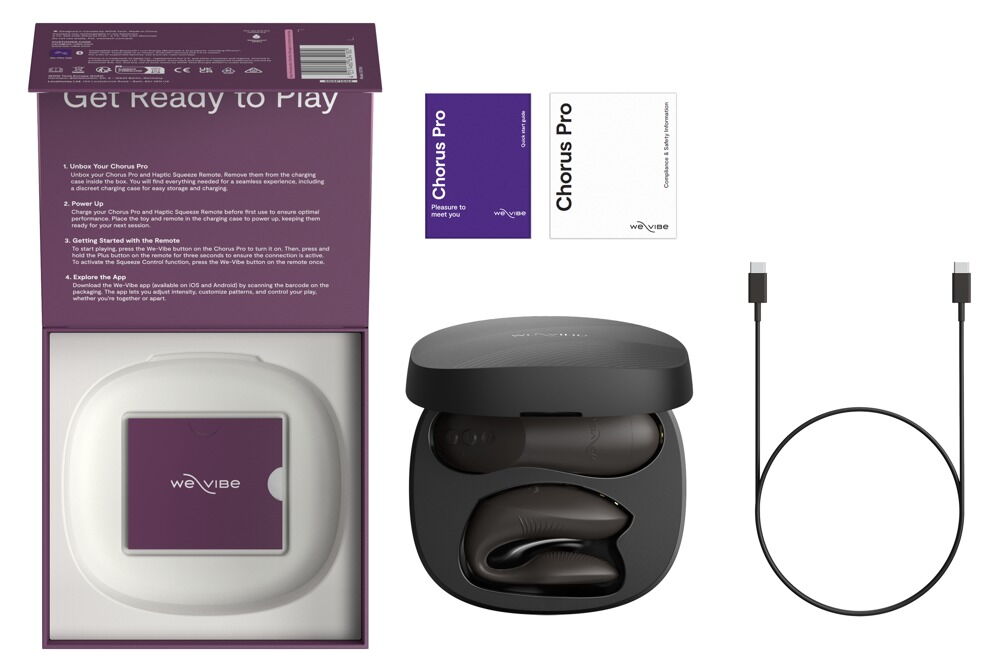 Paarvibrator „Chorus Pro“ mit Haptic Squeeze Fernbedienung
