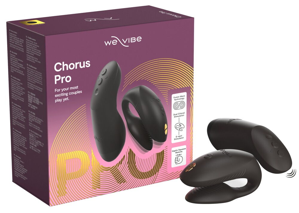 Paarvibrator „Chorus Pro“ mit Haptic Squeeze Fernbedienung