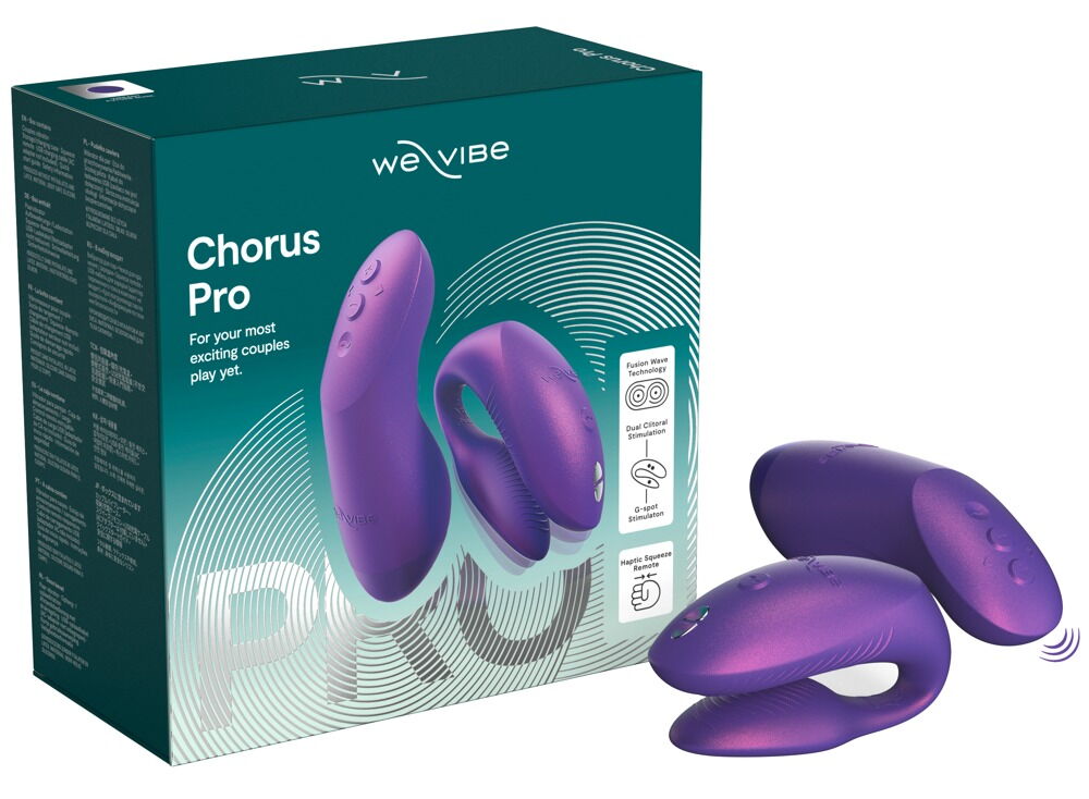 Paarvibrator „Chorus Pro“ mit Haptic Squeeze Fernbedienung