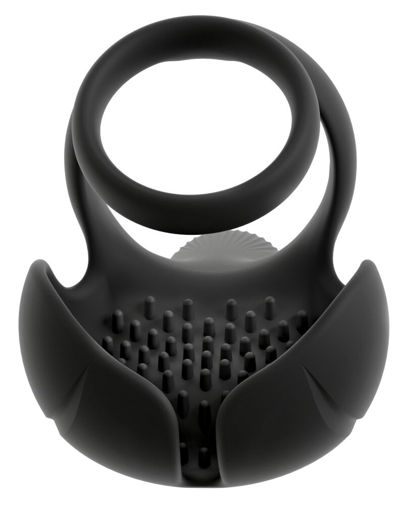 Hodenvibrator mit vibrierendem Damm-Stimulator