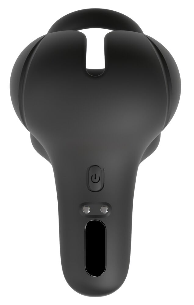 Hodenvibrator mit vibrierendem Damm-Stimulator