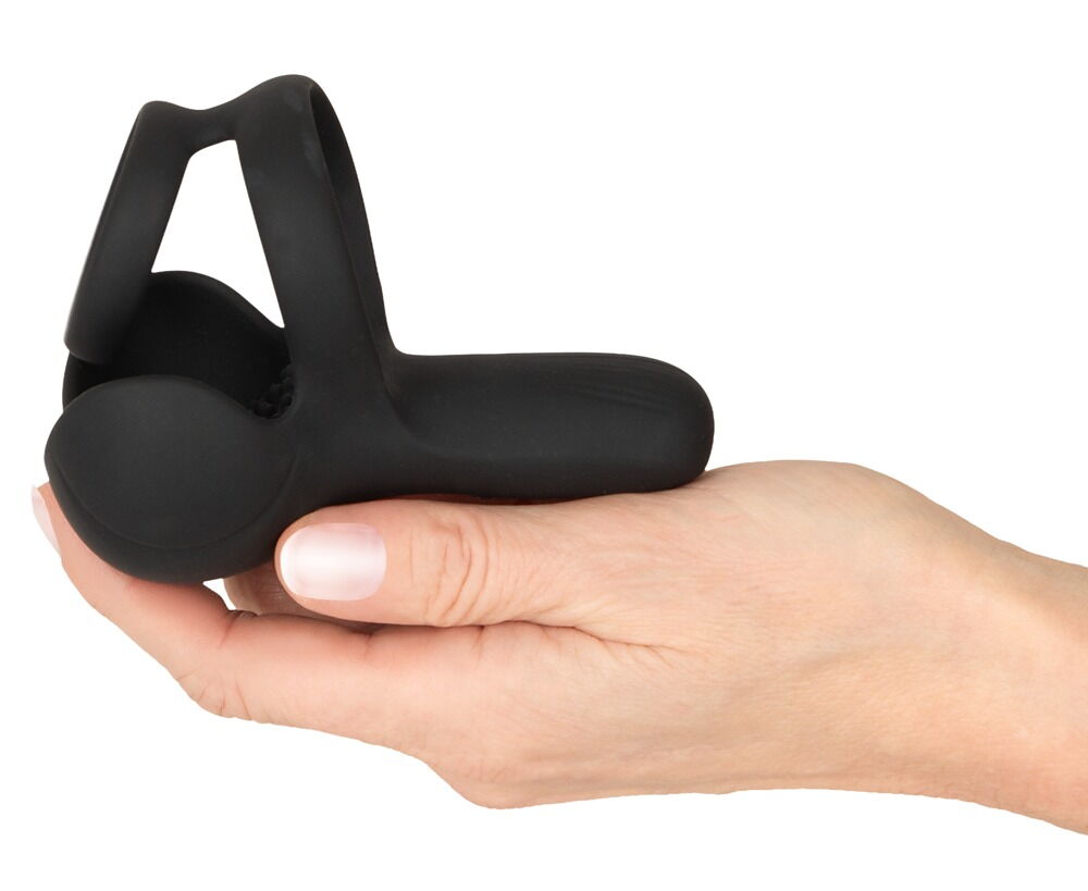 Hodenvibrator mit vibrierendem Damm-Stimulator