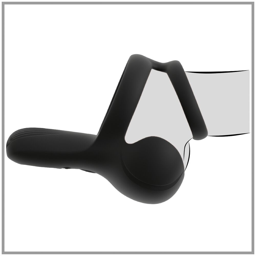 Hodenvibrator mit vibrierendem Damm-Stimulator