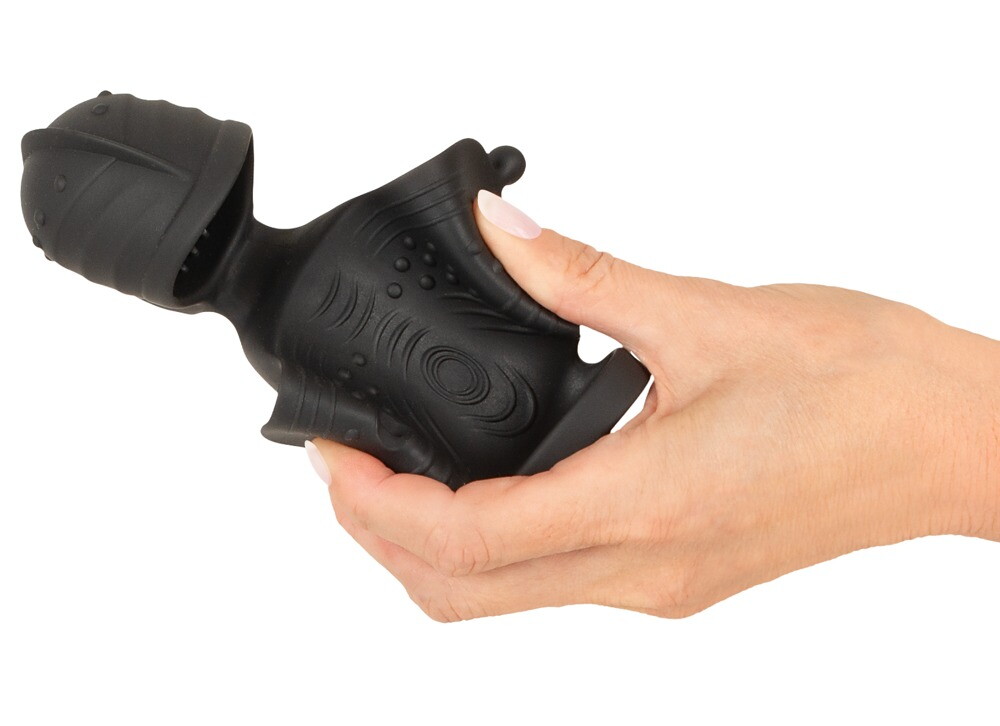 Masturbator mit Vibration und beweglichem Eichel-Stimulator