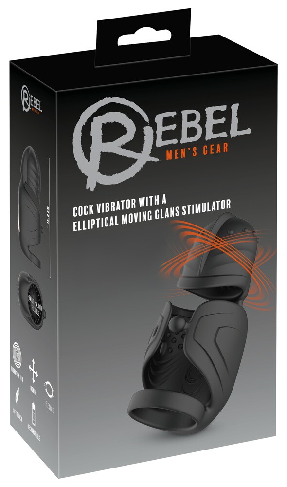 Masturbator mit Vibration und beweglichem Eichel-Stimulator