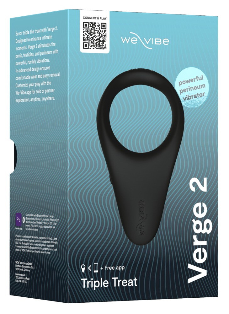 Vibro-Penisring „Verge 2“ mit Perineum-Stimulator