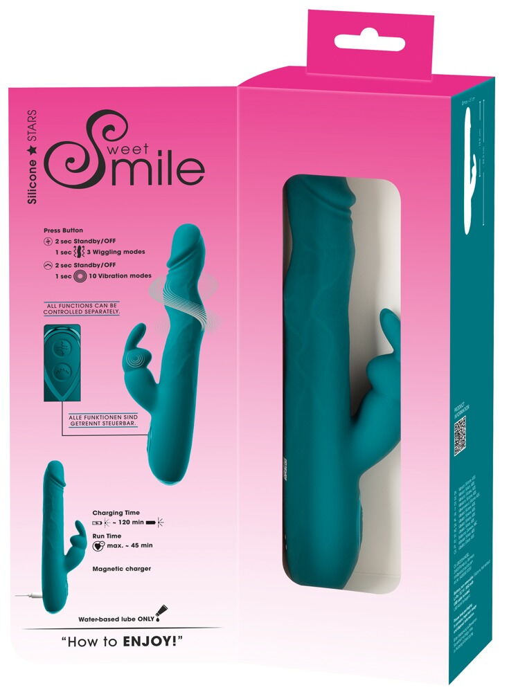 Rabbitvibrator mit Wiggling-Funktion