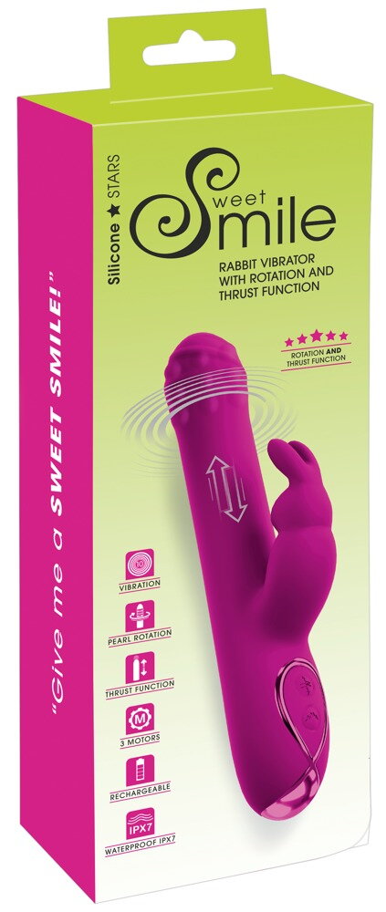 Rabbitvibrator mit Stoßfunktion