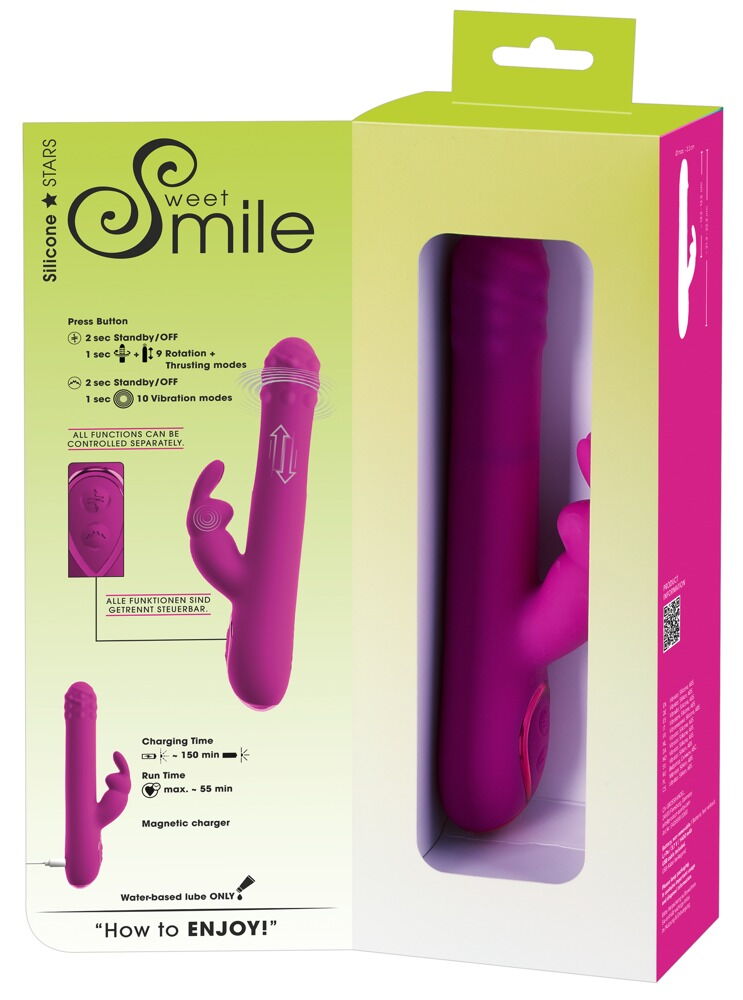Rabbitvibrator mit Stoßfunktion