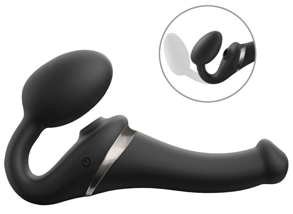 Strapless Strap-on „Multi Orgasm Bendable“ mit 3 Motoren