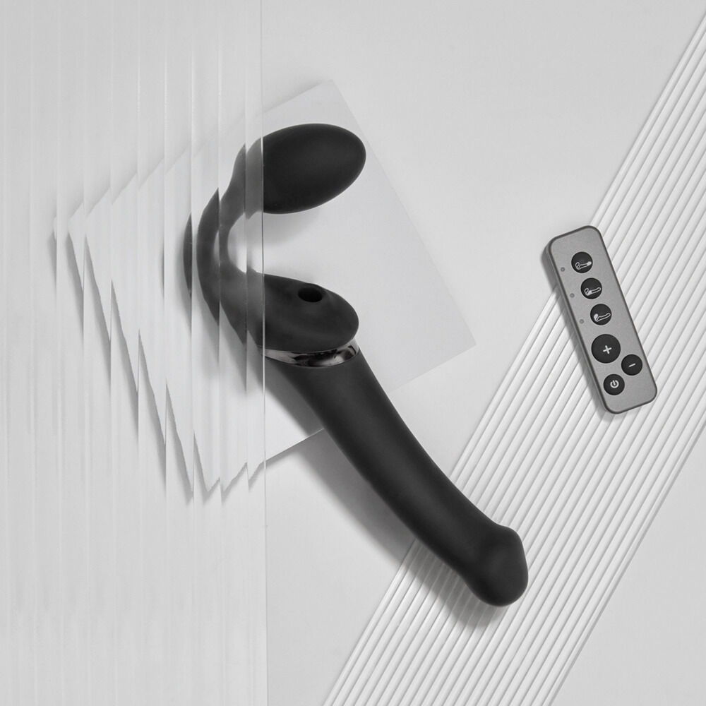 Strapless Strap-on „Multi Orgasm Bendable“ mit 3 Motoren