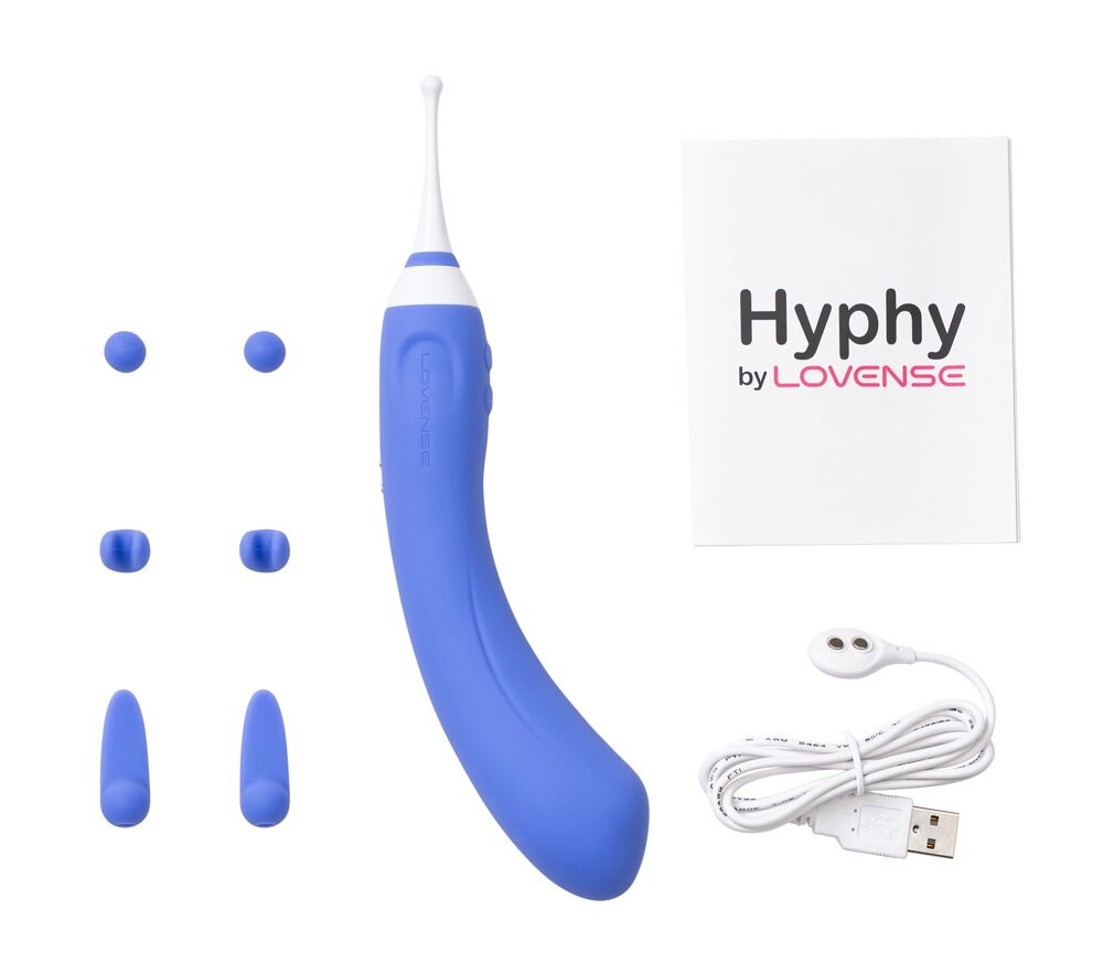 Vibrator „Hyphy“ inklusive 3 Aufsätze
