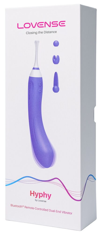 Vibrator „Hyphy“ inklusive 3 Aufsätze