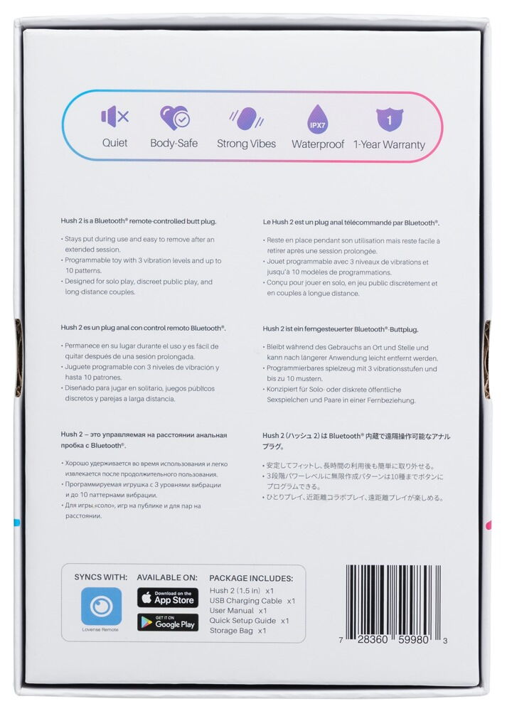 Analvibrator „Hush 2“ per App steuerbar