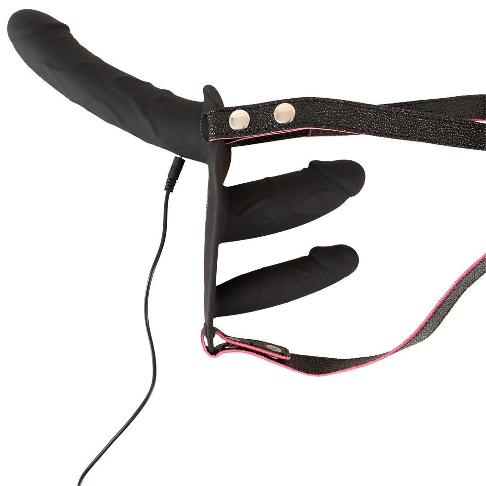 Strap-on „RC Double Inside“ mit 3 Vibratoren