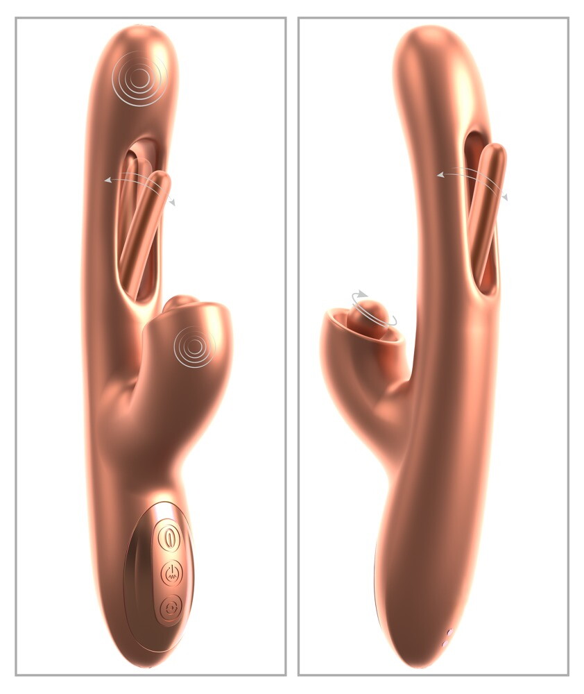 Rabbitvibrator „be in Motion“ mit Flicking Tongue