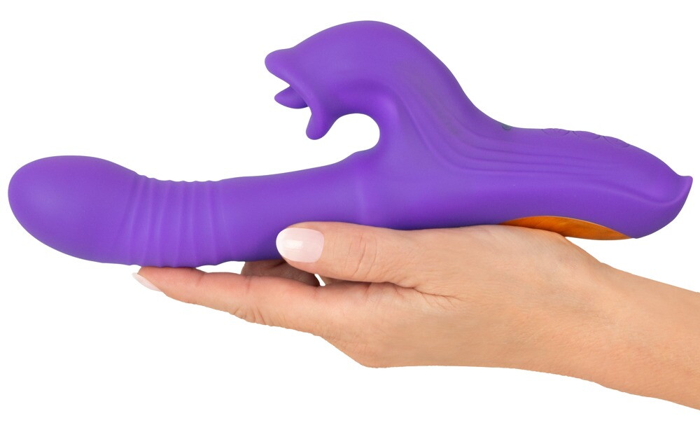 Rabbitvibrator mit Stoßfunktion