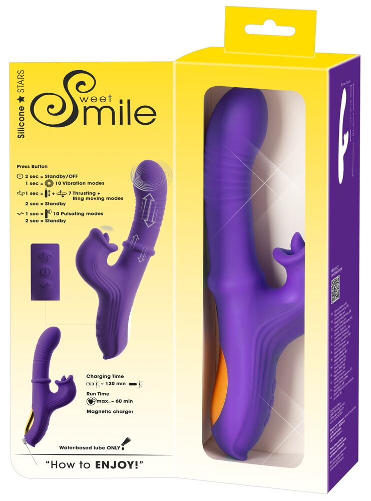 Rabbitvibrator mit Stoßfunktion