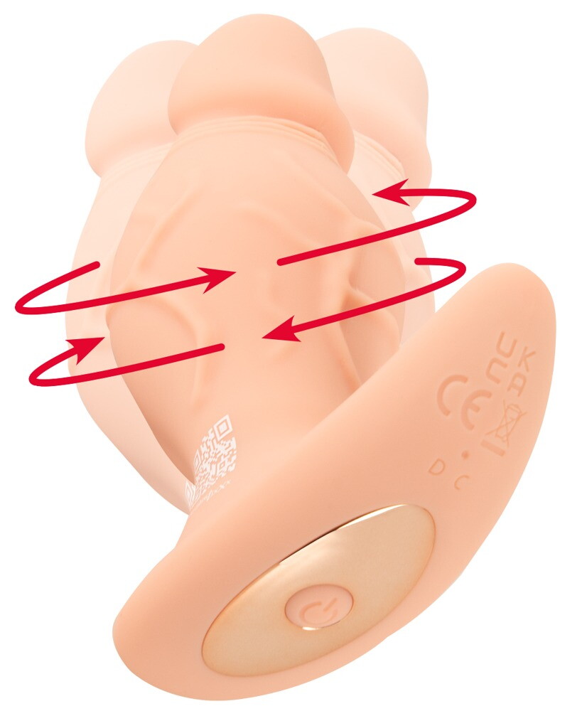 Vibro-Analplug „RealPlug“ mit Rotation