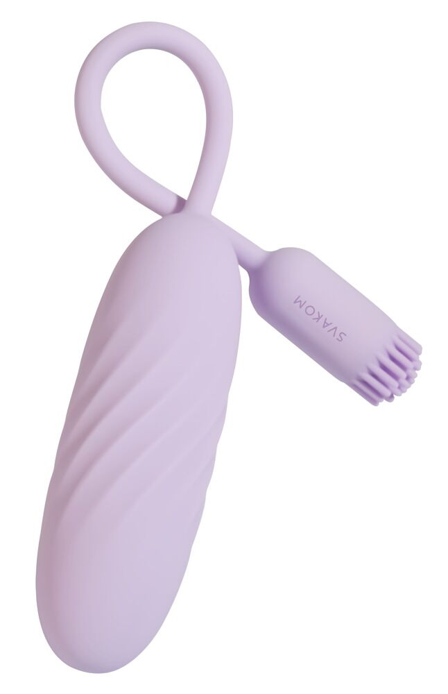 Vibro-Ei „Plume“ mit flexiblem Vibro-Bürstchen